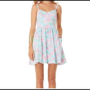 Lilly Pulitzer Ardleigh Dress Lobster Roll Sz0